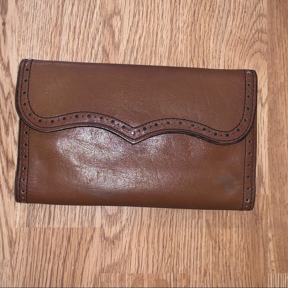 Princess Gardner Brown Leather Wallet  Vintage